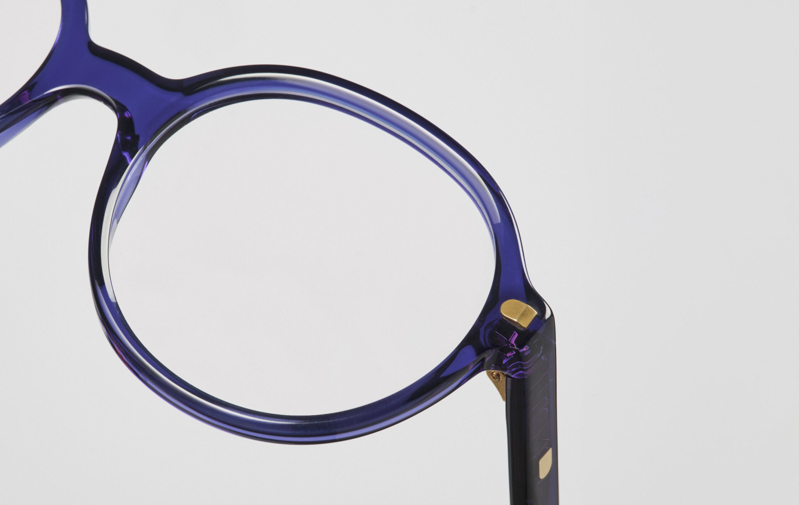 Blaue Acetat Brille von Andy Wolf aus der Elevated Acetate Kollektion